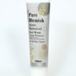 Bottle of anti-acne facewash with Aloe Vera and AC Net, designed for oily and acne-prone skin.