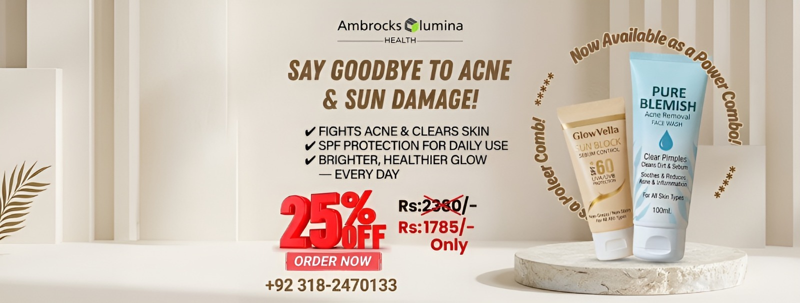 pure blemish glowvella power combo